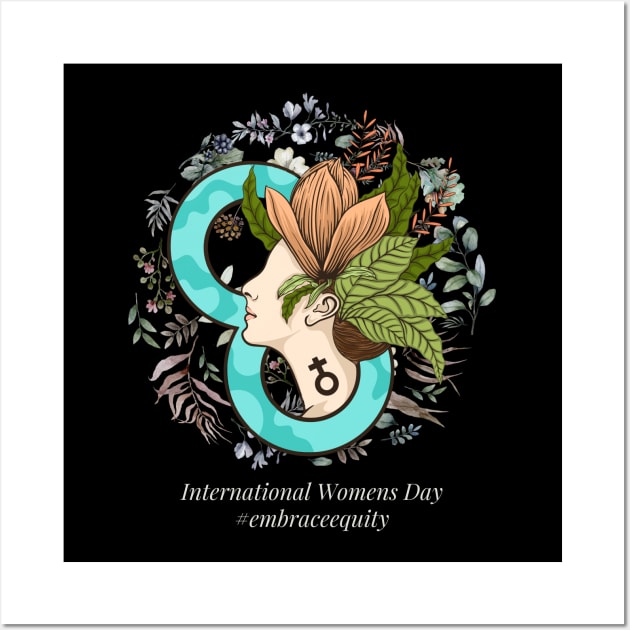international women's day 2023 embrace equity 2023 Wall Art by Ballari